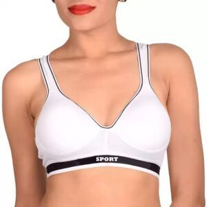BRAND NEW BODYCON WOMEN"S WIRELESS SPORT BRA SOLID CUP